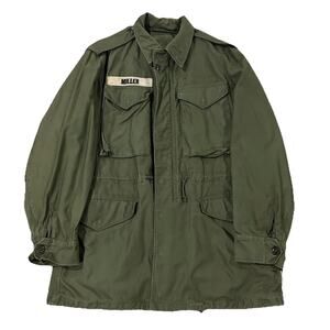 Vintage 1955 US Army M-1951 Field Jacket OG107 Small Long Named Miller